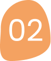 Here's an alt tag for the image: `Orange number two button`